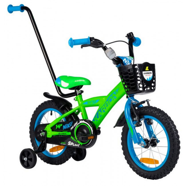Polkupyörä Karbon Niki 14 green-blue