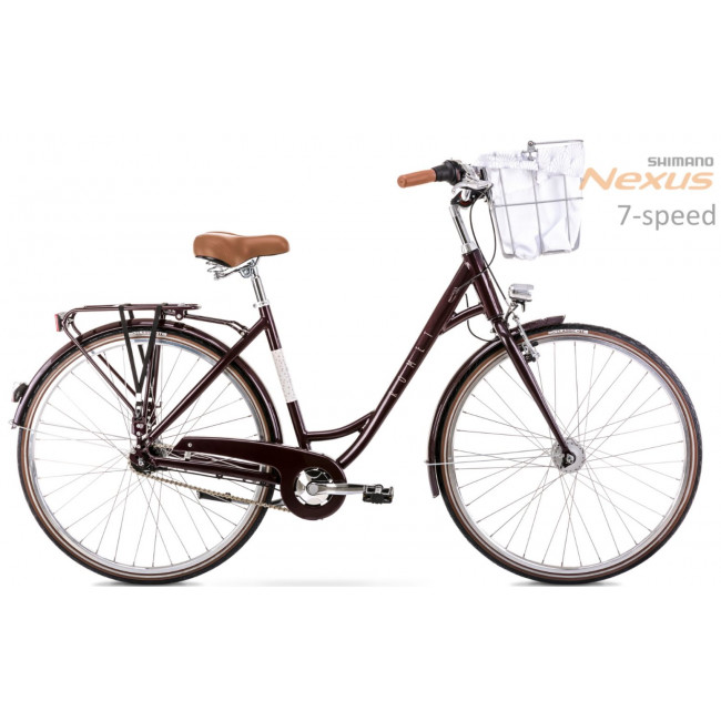 Polkupyörä Romet Pop Art Lux 28" 2022 bordo mat
