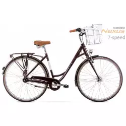 Polkupyörä Romet Pop Art Lux 28" 2022 bordo mat