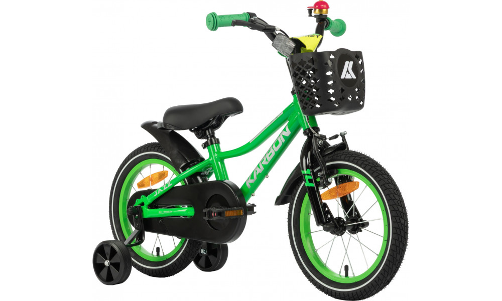 Polkupyörä Karbon Jazz 14 green neon 