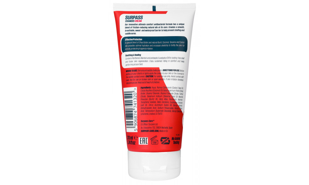 Anti-chafing kerma Surpass Chamois Natural 170ml - 4