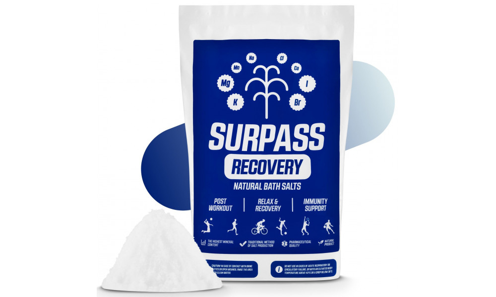 Kylpysuolat Surpass Recovery Natural 1kg - 2