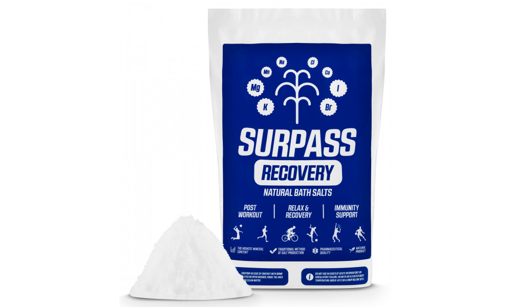 Kylpysuolat Surpass Recovery Natural 1kg - 3