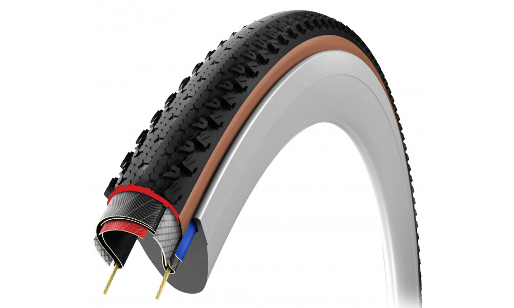 Rengas 28" Vittoria Terreno T30 Fine loose G2.0 TLR Fold 700x45c / 45-622 brown-black - 3