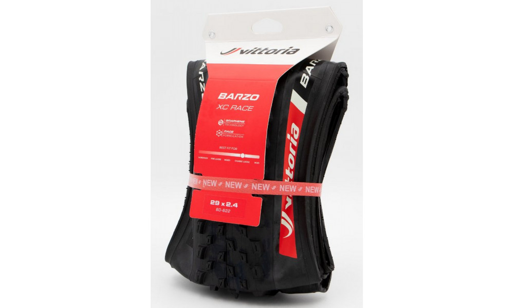 Rengas 29" Vittoria Barzo XC Race TLR Fold 29x2.4 / 60-622 black - 2