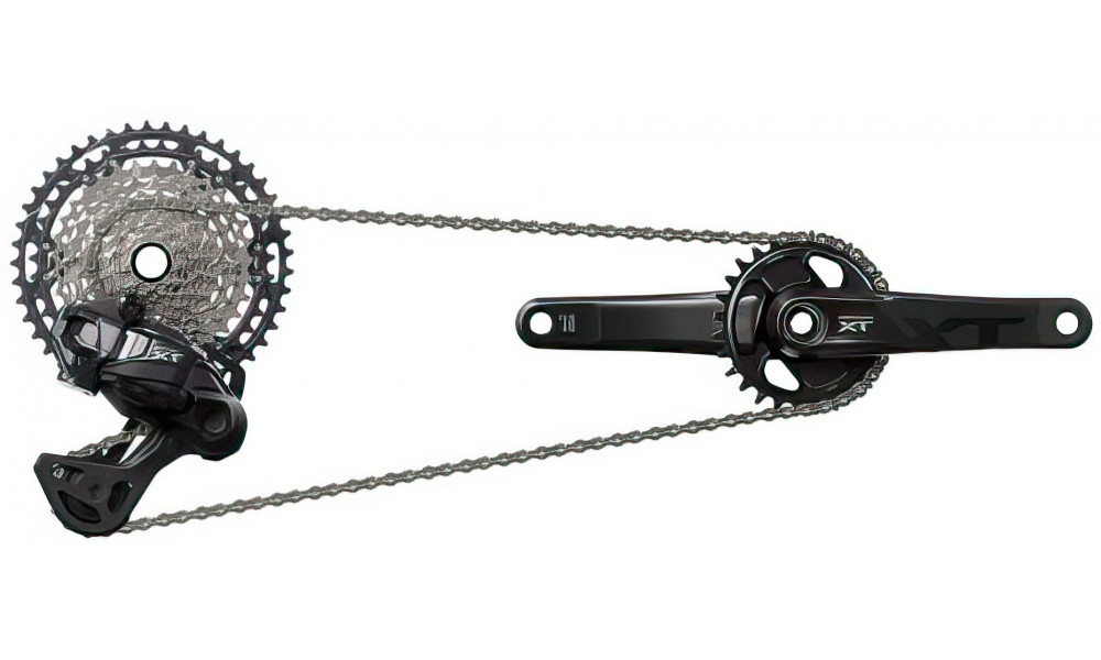 Takavaihtaja Shimano Deore XT Di2 RD-M8250 GS 1x12-speed - 2