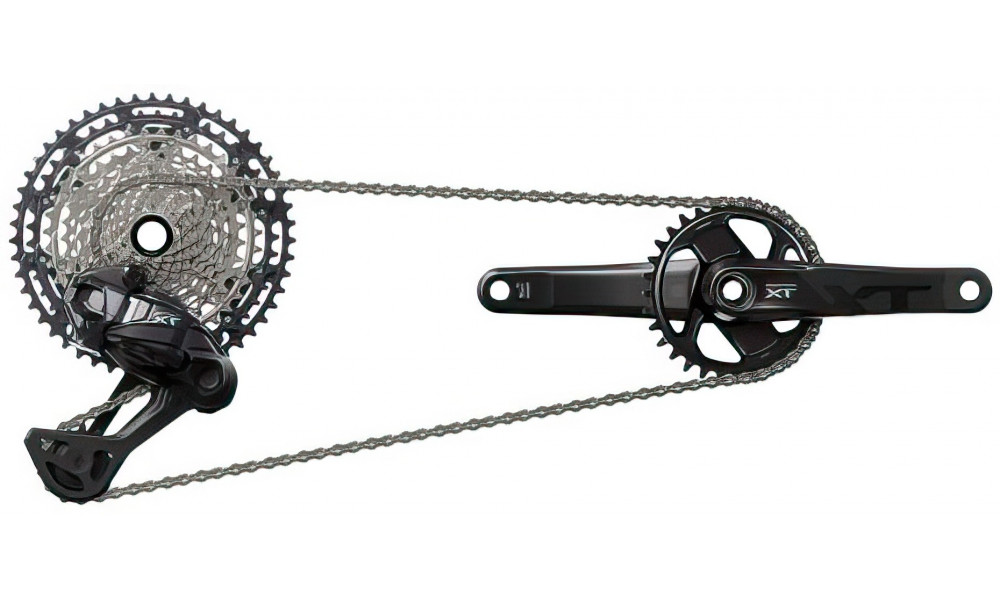 Takavaihtaja Shimano Deore XT Di2 RD-M8250 SGS 1x12-speed - 2