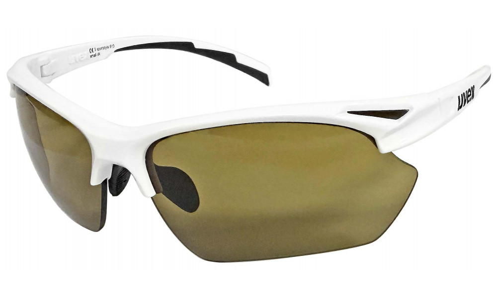 Lasit Uvex Sportstyle 615 small IR white/gr.br 