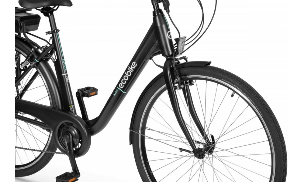 Sähköpyörä Ecobike Basic 28" 2023 black - 10