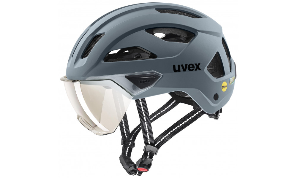 Kypärä Uvex stride visor MIPS anthracite matt - 1