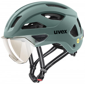 Kypärä Uvex stride visor MIPS sage green matt
