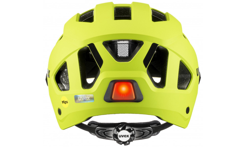 Kypärä Uvex stride visor MIPS lime matt - 4
