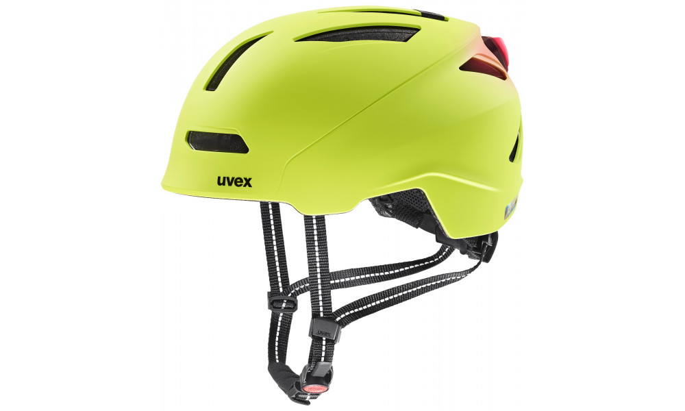 Kypärä Uvex urban planet LED lime matt - 7