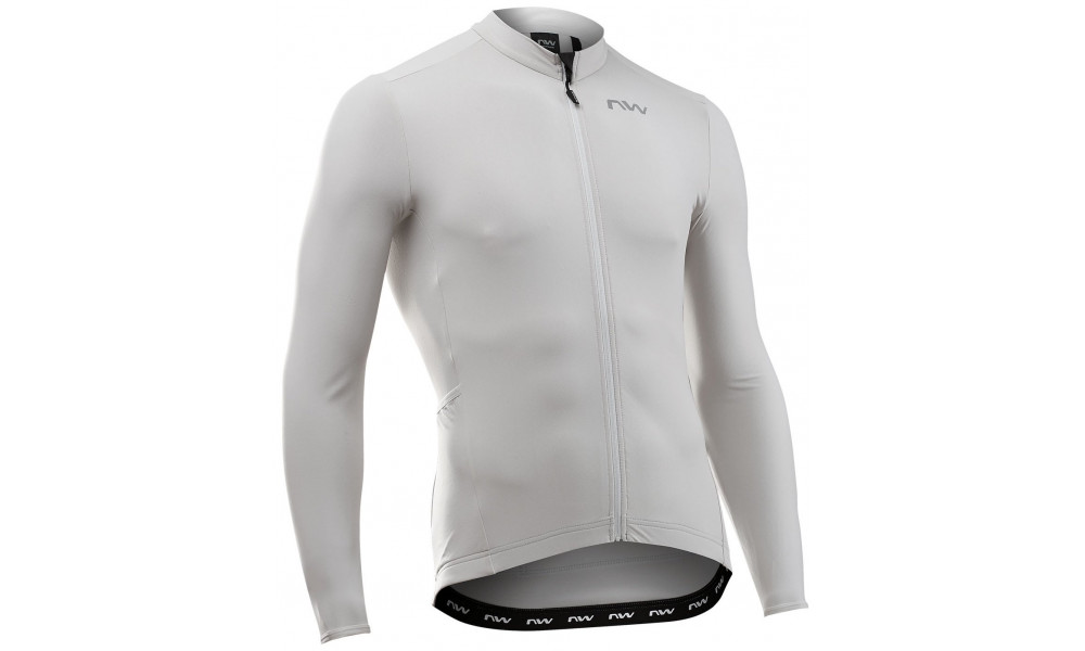 Pyöräilypaita Northwave Farenheit L/S light grey - 1