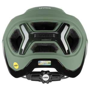 Kypärä Uvex react MIPS moss green-black matt