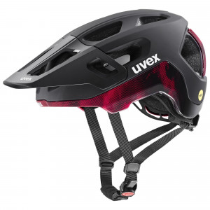 Kypärä Uvex react MIPS black-ruby red matt