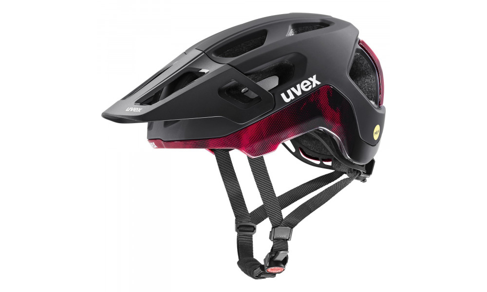 Kypärä Uvex react MIPS black-ruby red matt - 1