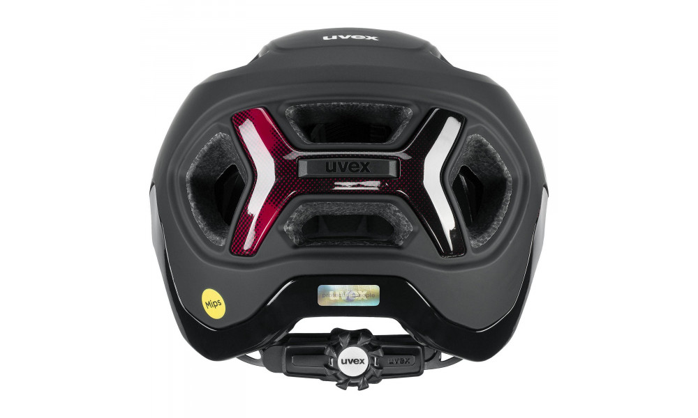 Kypärä Uvex react MIPS black-ruby red matt - 2