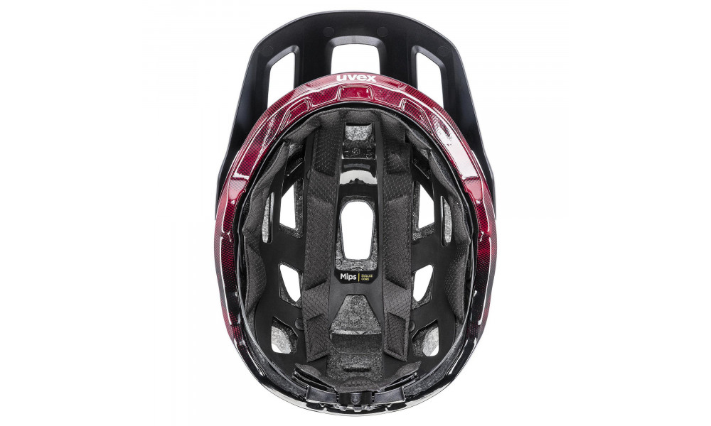 Kypärä Uvex react MIPS black-ruby red matt - 4