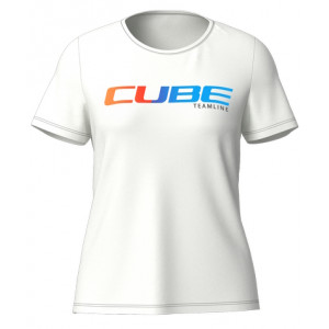 T-paita Cube Organic WS Teamline white