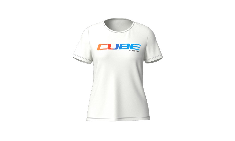 T-paita Cube Organic WS Teamline white - 1