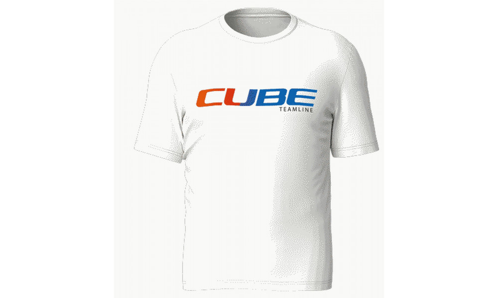 T-paita Cube Organic Teamline white - 1