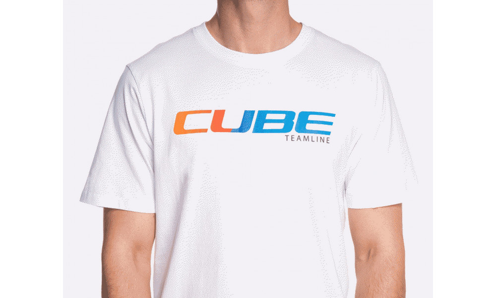 T-paita Cube Organic Teamline white - 2