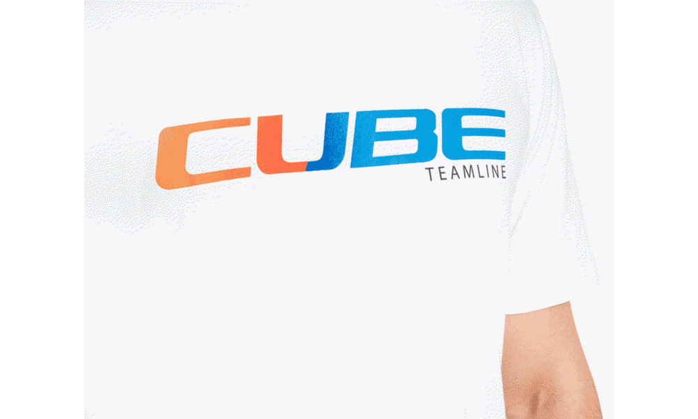 T-paita Cube Organic Teamline white - 4