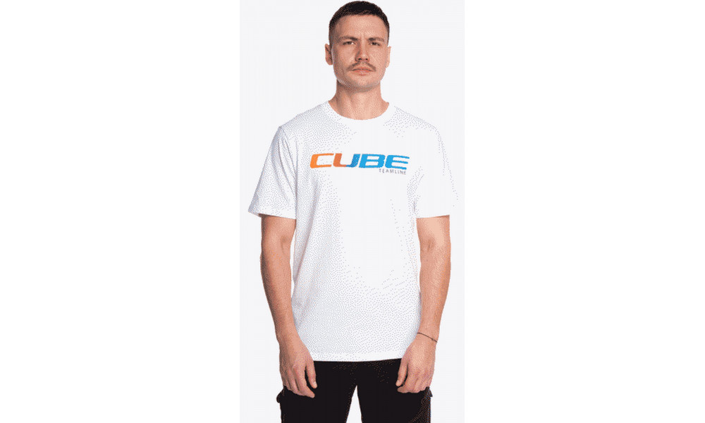 T-paita Cube Organic Teamline white - 5
