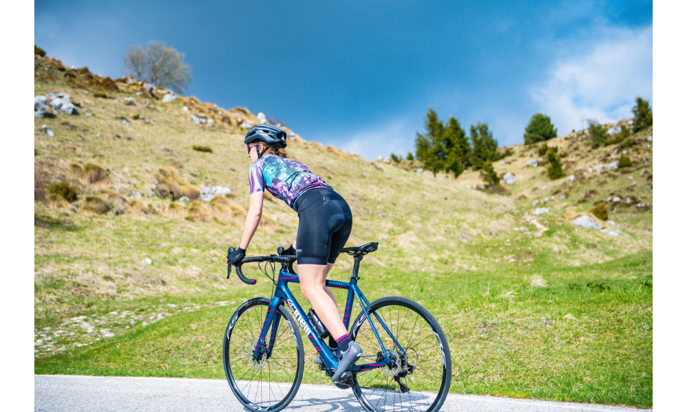 Pyöräilypaita Northwave Blade Flower WMN S/S black-turquoise - 13