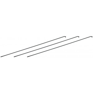 Pinnat NEWMEN Race black steel J-bend 264mm with nipples (3 kpl.)