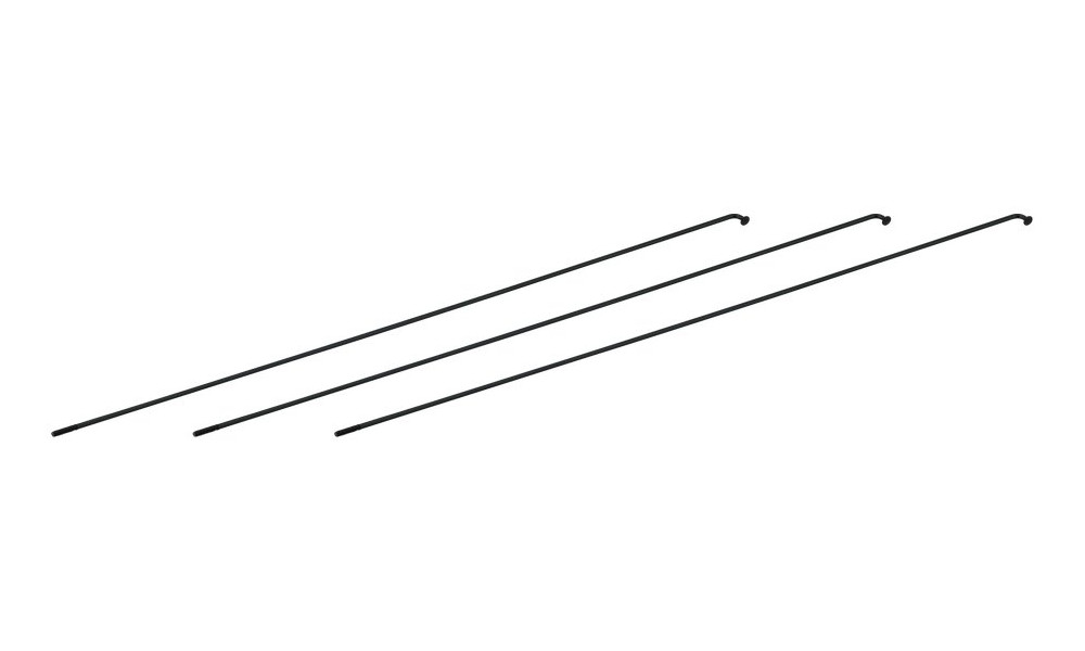 Pinnat NEWMEN Race black steel J-bend 266mm with nipples (3 kpl.) - 1