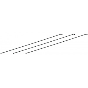 Pinnat NEWMEN Race black steel J-bend 282mm with nipples (3 kpl.)