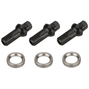 Pinnat NEWMEN Race black steel SP 258mm with nipples (3 kpl.)