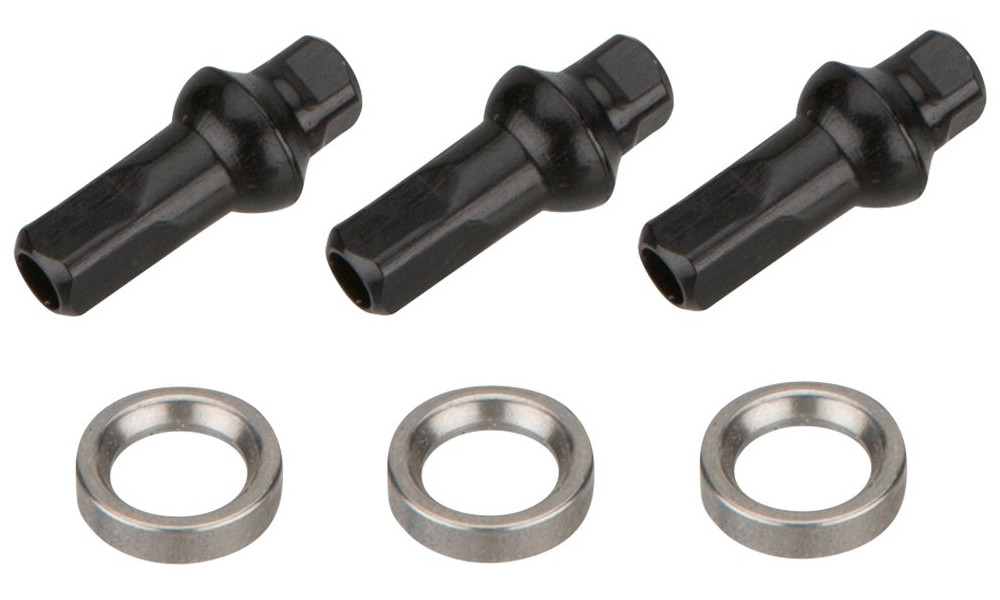 Pinnat NEWMEN Race black steel SP 258mm with nipples (3 kpl.) - 2