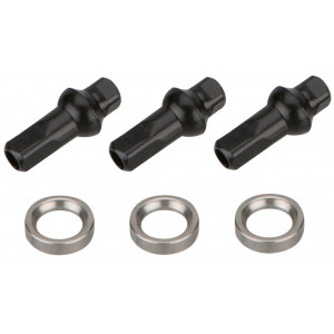 Pinnat NEWMEN Race black steel SP 274mm with nipples (3 kpl.)