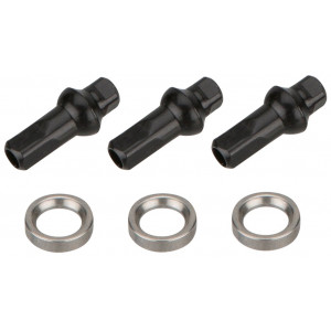 Pinnat NEWMEN Race black steel SP 276mm with nipples (3 kpl.)