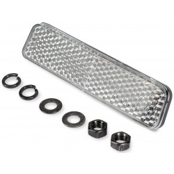 Front reflector Cube for trailer Double CMPT white