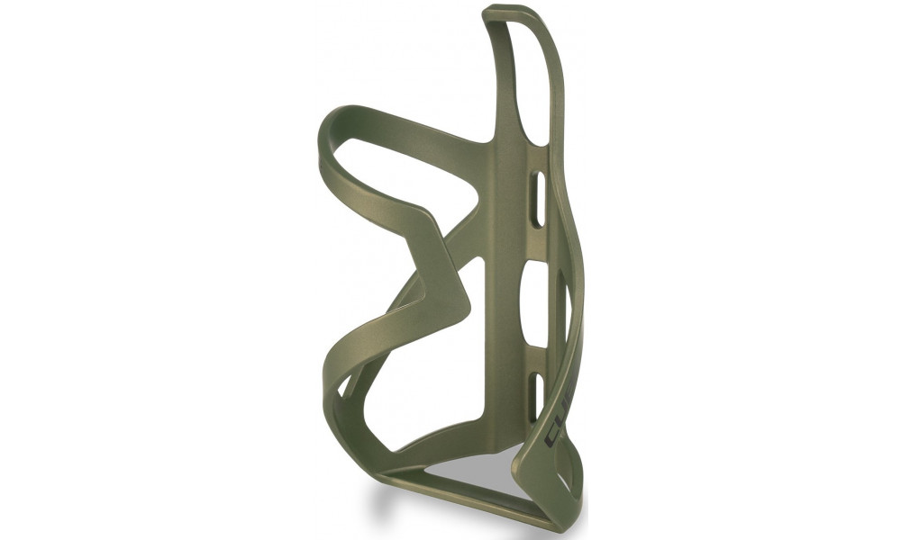 Bottle cage Cube HPP Sidecage matt reed green'n'black 