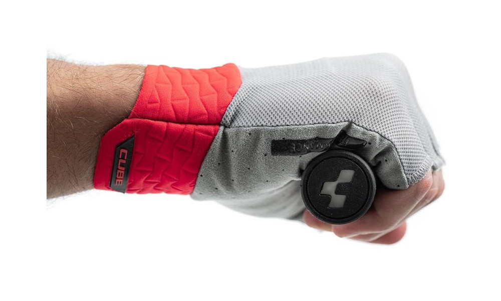 Gloves Cube Performance Short grey'n'red - 3