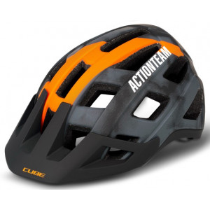 Helmet Cube Badger X Actionteam grey'n'orange