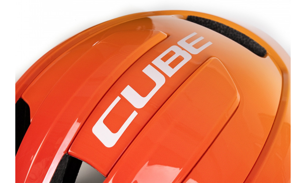 Helmet Cube Heron Teamline white'n'orange - 2