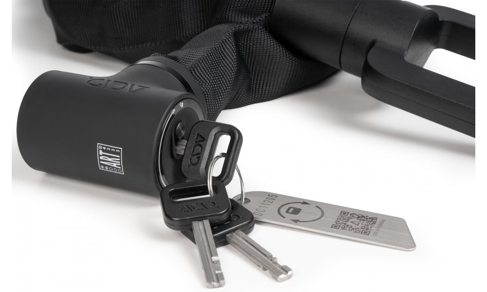 Lukko ACID chain Solid Pro K120 Cargo 8x1200mm black - 3