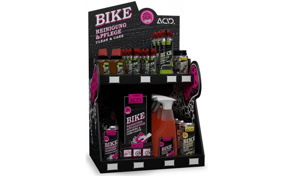 Tuotteiden esittelyteline ACID Careline Counter 