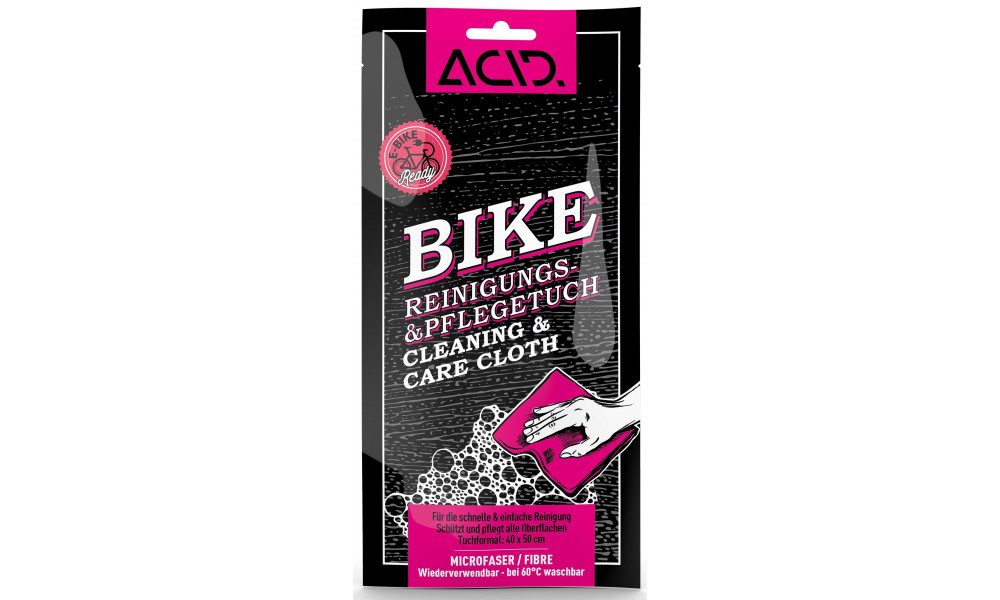 Liina ACID Bike Cleaning & Care microfibre 40x50cm 