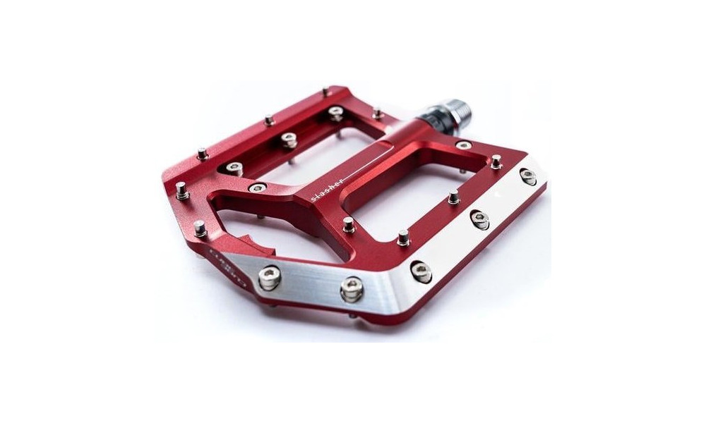 Pedals Cube Slasher Alu red - 1