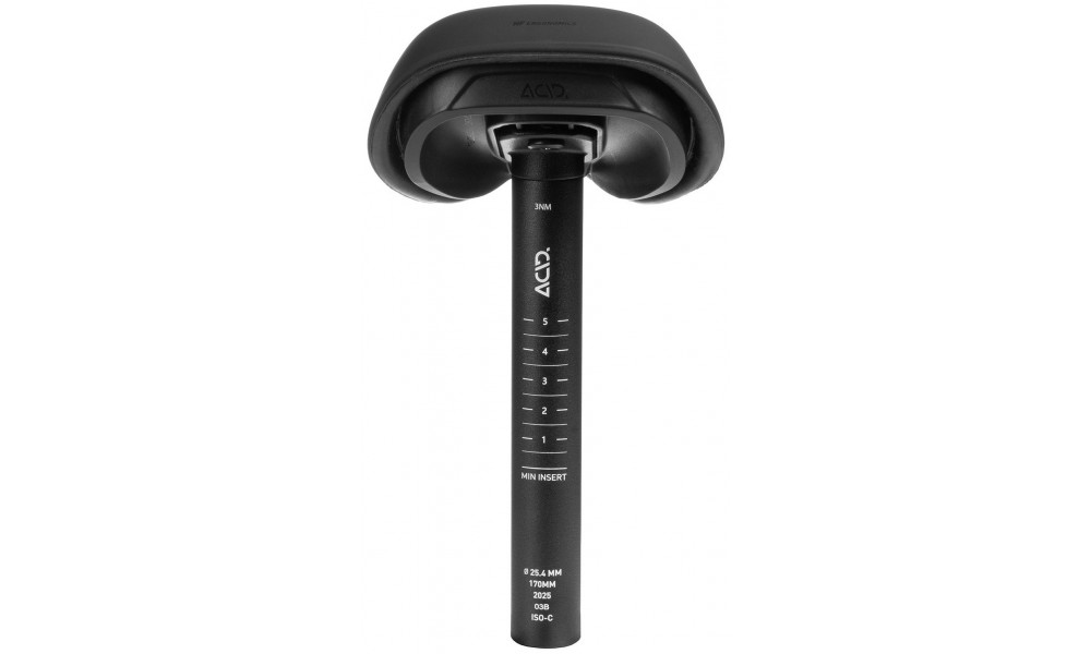 Satula ACID Nino Rookie 198x120mm with seat post 25.4x170mm - 6