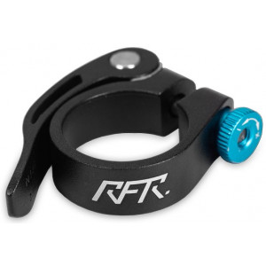 Satulatolpan kiristin RFR with Quick Release Alu 34.9mm black'n'blue
