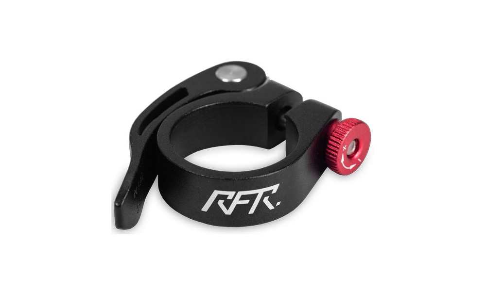 Satulatolpan kiristin RFR with Quick Release Alu 31.8mm black'n'red 