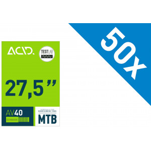 Sisäkumi 27.5" ACID MTB AV 40mm 47/54-584 Workshop (50 pcs.)